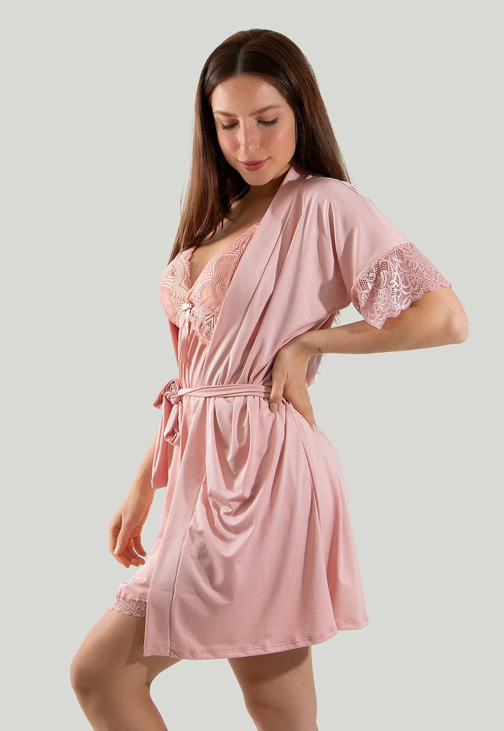 Robe Romantic Sexy Com Renda - Diluxo