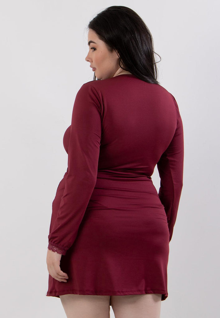 Camisola Plus Size Liganete Lisa Elegante Conforto - Diluxo