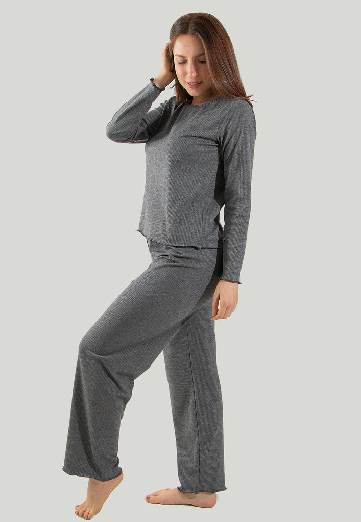 Pijama Feminino Longo Ribana - Diluxo