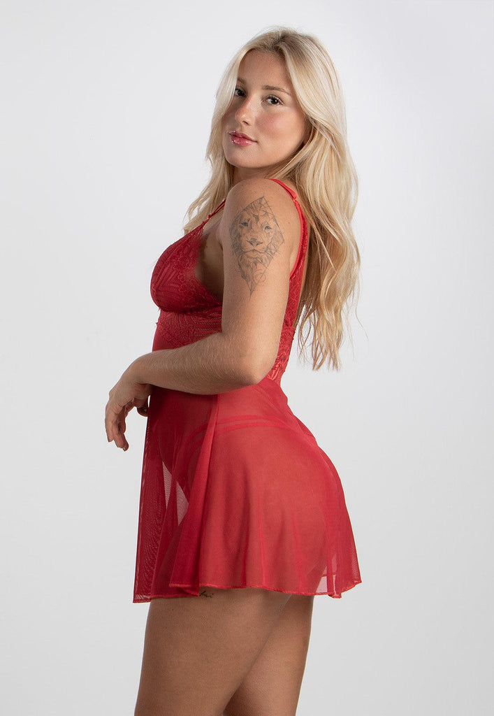 Camisola Tule Preta - Diluxo