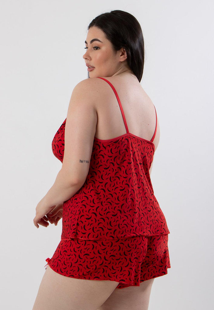 Baby Doll Liganete Plus Size Estampas Variadas - Diluxo