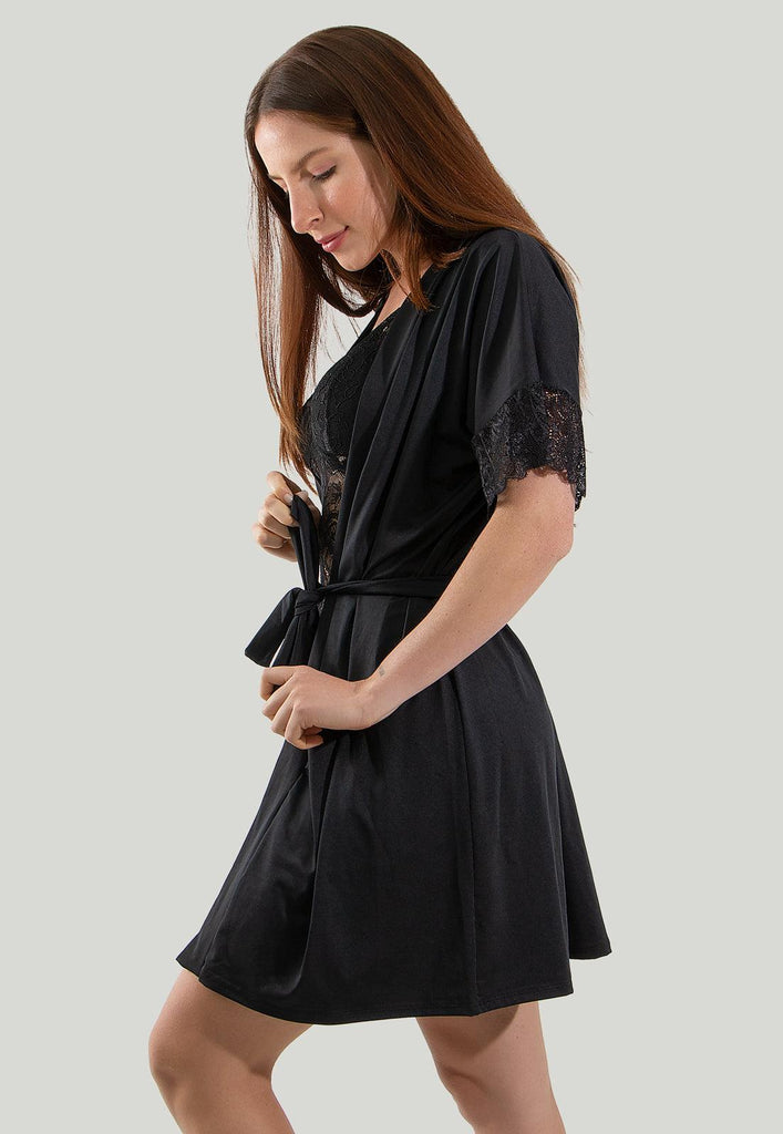 Robe Romantic Sexy Com Renda - Diluxo
