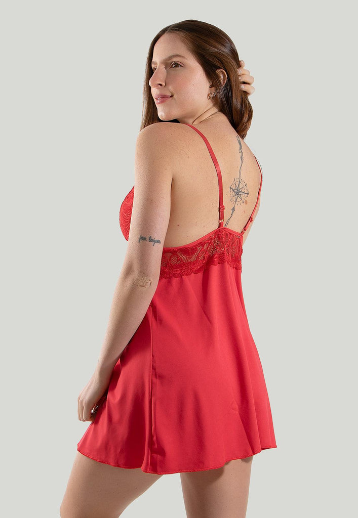 Camisola Maia Sem Bojo Rendada - Diluxo
