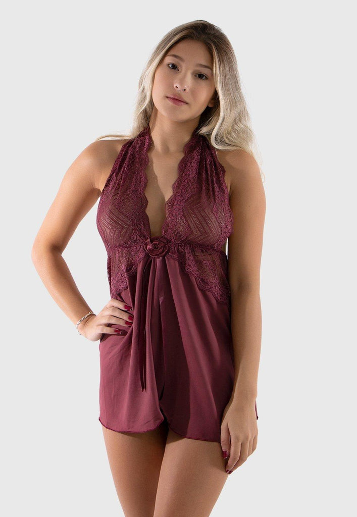 Camisola Sensual Rendada Romantic