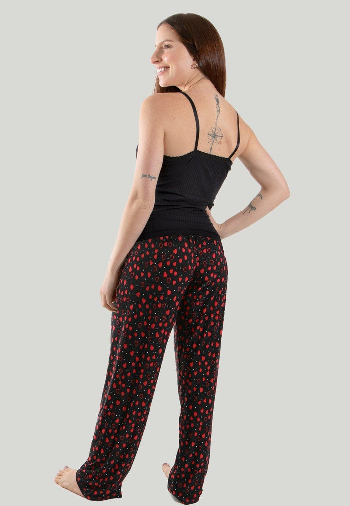 Pijama Longo Calça Micro Longo Estampas Variadas